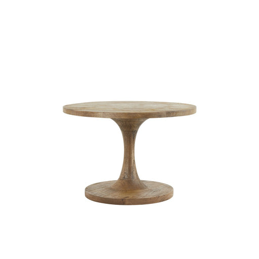 Bijzettafel 60x36 cm BICABA hout mat donkerbruin-Bijzettafels-Light & Living