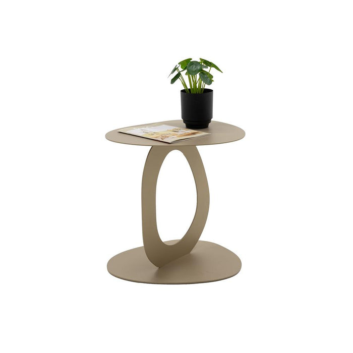 Bijzettafel ALTO Staal Champagne 45.5x39x55cm Spinder Design-Bijzettafels-Spinder