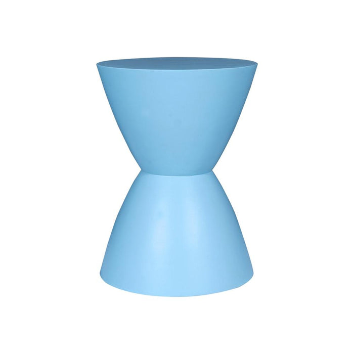 Bijzettafel Abbey Blauw Mangohout 33 cm-Bijzettafels-Starfurn