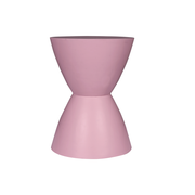 Bijzettafel Abbey Roze Mangohout 33 cm 33x33x45 cm-Bijzettafels-Starfurn