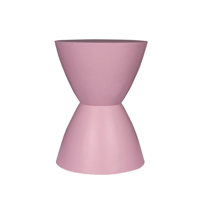 Bijzettafel Abbey Roze Mangohout 33 cm-Bijzettafels-Starfurn
