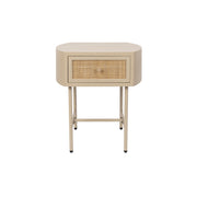 Bijzettafel Amaya MDF Beige 38x48 cm-Bijzettafels-Creating Home