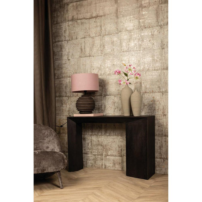 Bijzettafel Arivo Zwart 35x120 cm-PTMD