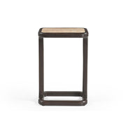 Bijzettafel Arvid Bruin Mangohout 39 cm 39x29x58 cm-Bijzettafels-Starfurn