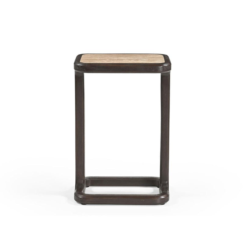 Bijzettafel Arvid Bruin Mangohout 39 cm 39x29x58 cm-Bijzettafels-Starfurn