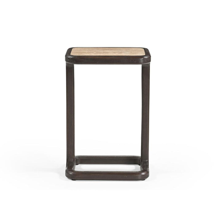 Bijzettafel Arvid Bruin Mangohout 39 cm-Bijzettafels-Starfurn