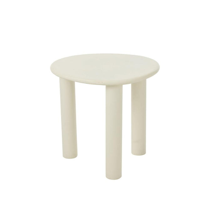 Bijzettafel Bali mdf/pvc wit small-J-Line