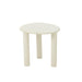 Bijzettafel Bali mdf/pvc wit small-J-Line