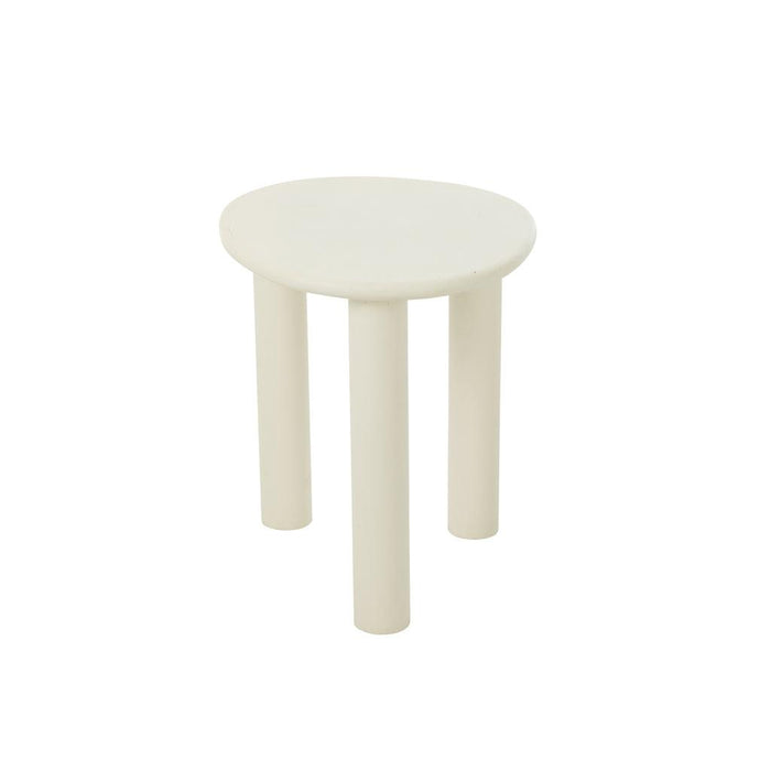Bijzettafel Bali mdf/pvc wit small-J-Line
