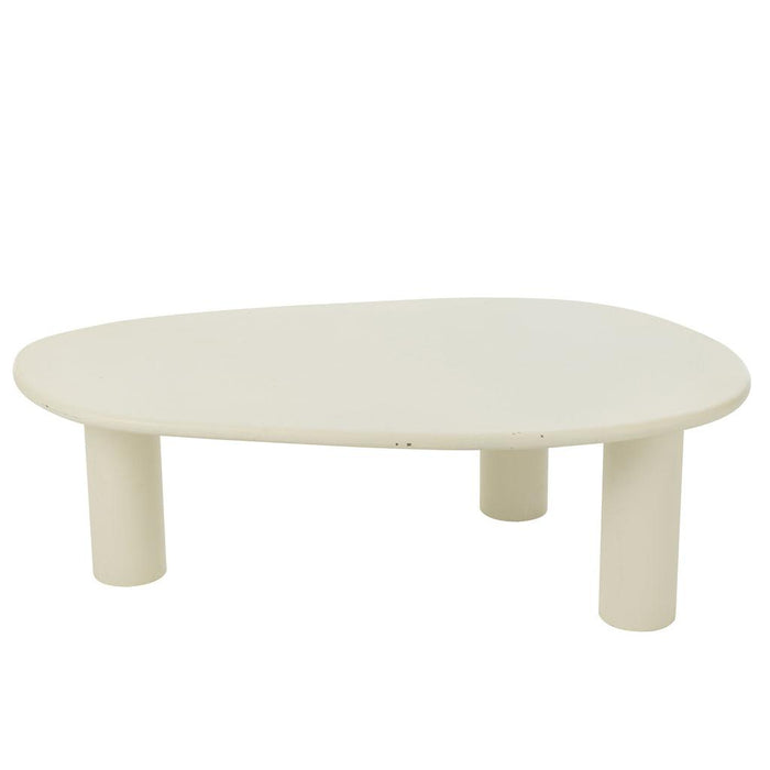 Bijzettafel Bali mdf/pvd wit large-J-Line