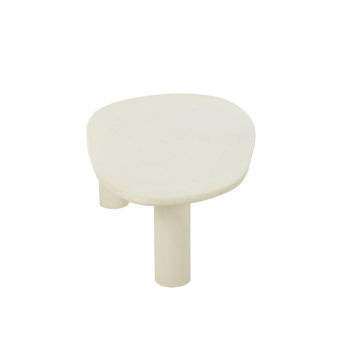 Bijzettafel Bali mdf/pvd wit large-J-Line