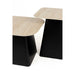 Bijzettafel Baru (set Of 2) Ceramics Zwart 42x42 cm-Bijzettafels-Creating Home