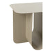 Bijzettafel Beige Metaal Vierkant 40 cm 40x43.6x39 cm-Bijzettafels-J-Line