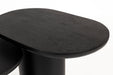 Bijzettafel Bela (set Of 2) Mango hout Zwart 48x32 cm-Bijzettafels-Creating Home