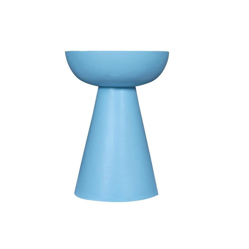 Bijzettafel Blauw Mangohout 30 cm 30x30x42 cm-Bijzettafels-Starfurn