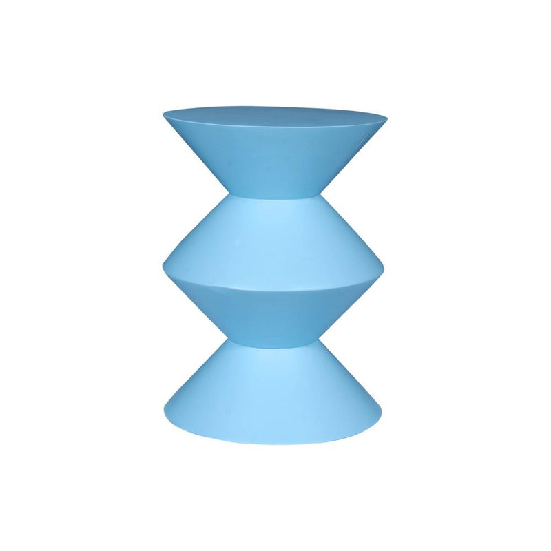 Bijzettafel Blauw Mangohout 33 cm 33x33x45 cm-Bijzettafels-Starfurn