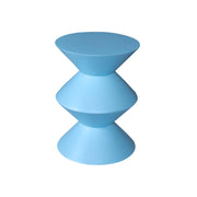 Bijzettafel Blauw Mangohout 33 cm 33x33x45 cm-Bijzettafels-Starfurn