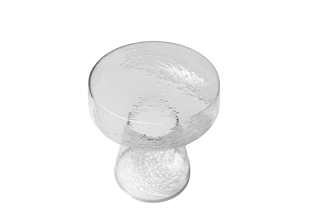 Bijzettafel Bo Glas Transparant 37cm