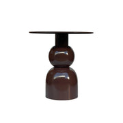 Bijzettafel Brix Bijzettafel Metaal Bruin 49 cm 49.5x49.5x52.5 cm-Bijzettafels-Livingfurn