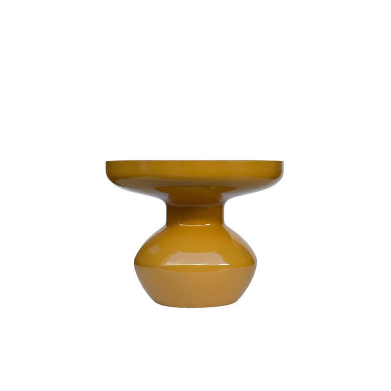 Bijzettafel Brix Bijzettafel Metaal Geel 40 cm 40.5x40.5x34 cm-Bijzettafels-Livingfurn