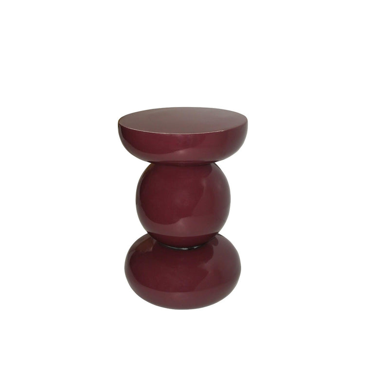 Bijzettafel Brix Bijzettafel Metaal Paars 33 cm 33x33x50 cm-Bijzettafels-Livingfurn