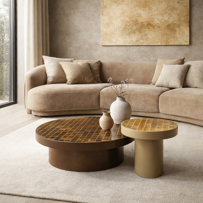 Bijzettafel Brix Tylo Camel 46cm-Bijzettafels-Livingfurn