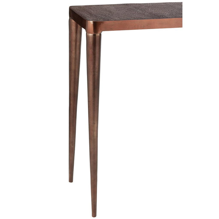Bijzettafel Bronze Aluminium 30x122 cm-Bijzettafels-J-Line