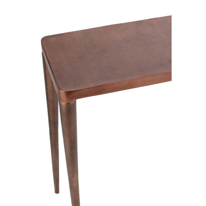 Bijzettafel Bronze Aluminium 30x122 cm-Bijzettafels-J-Line