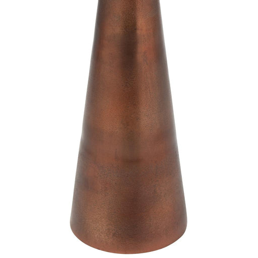 Bijzettafel Bronze Aluminium 33 cm 33x33x64 cm-Bijzettafels-J-Line