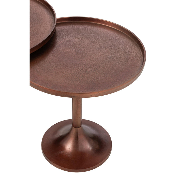 Bijzettafel Bronze Aluminium 56 cm-Bijzettafels-J-Line