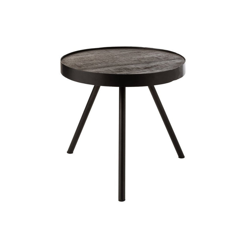 Bijzettafel Bruin Ijzer 45 cm 45x45x43 cm-Bijzettafels-J-Line
