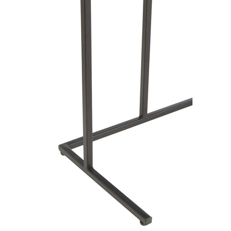 Bijzettafel Bruin Ijzer Rechthoekig 36x50 cm-Bijzettafels-J-Line