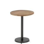 Bijzettafel Bruin Ijzer Rond 48 cm 47.5x48x62 cm-Bijzettafels-J-Line