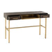 Bijzettafel Bruin Mdf 43x120 cm-Bijzettafels-J-Line