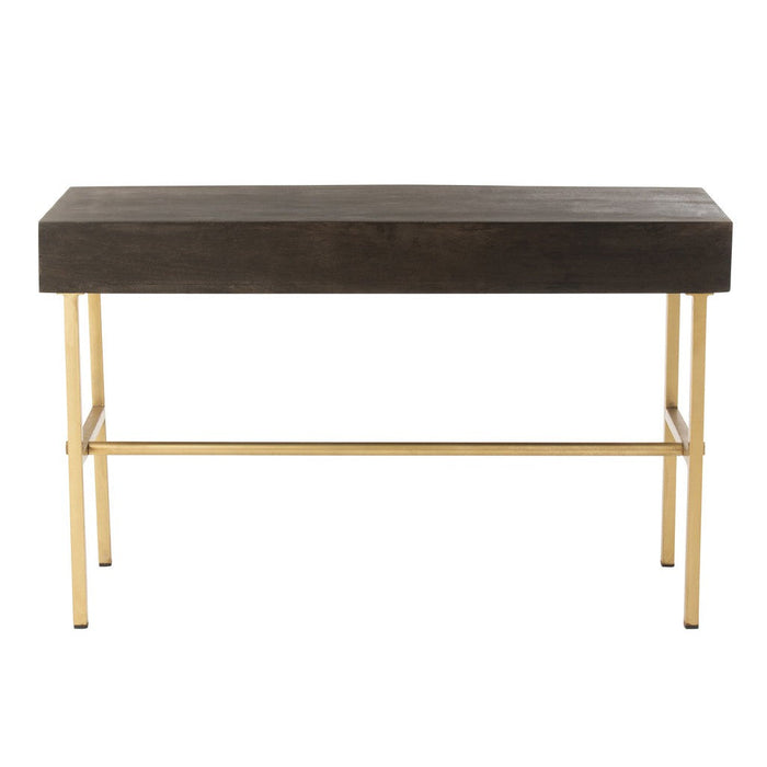 Bijzettafel Bruin Mdf 43x120 cm-Bijzettafels-J-Line