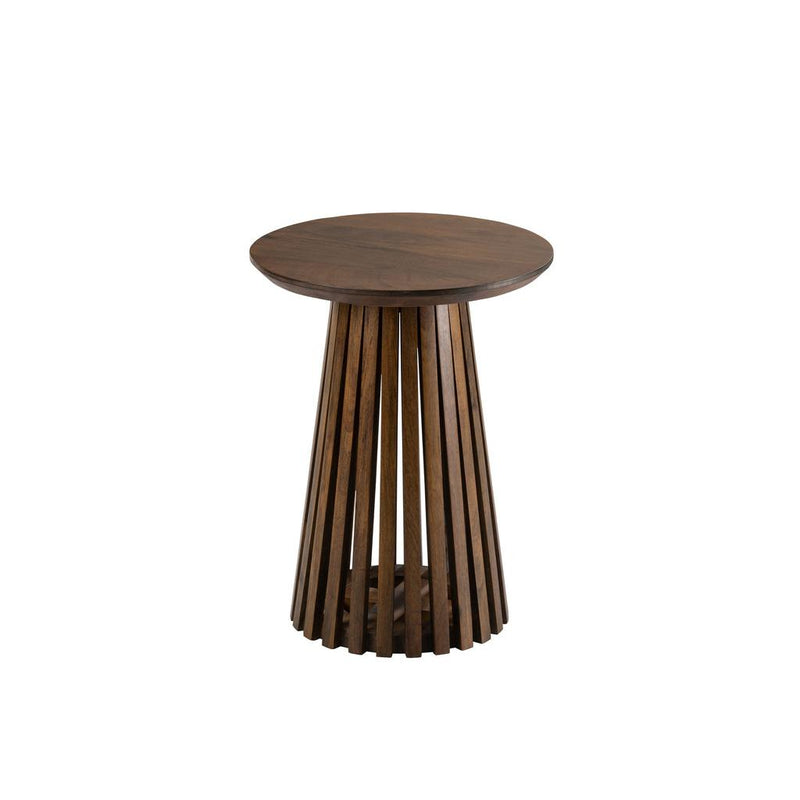 Bijzettafel Bruin Metaal 40 cm 40x40x52 cm-Bijzettafels-J-Line