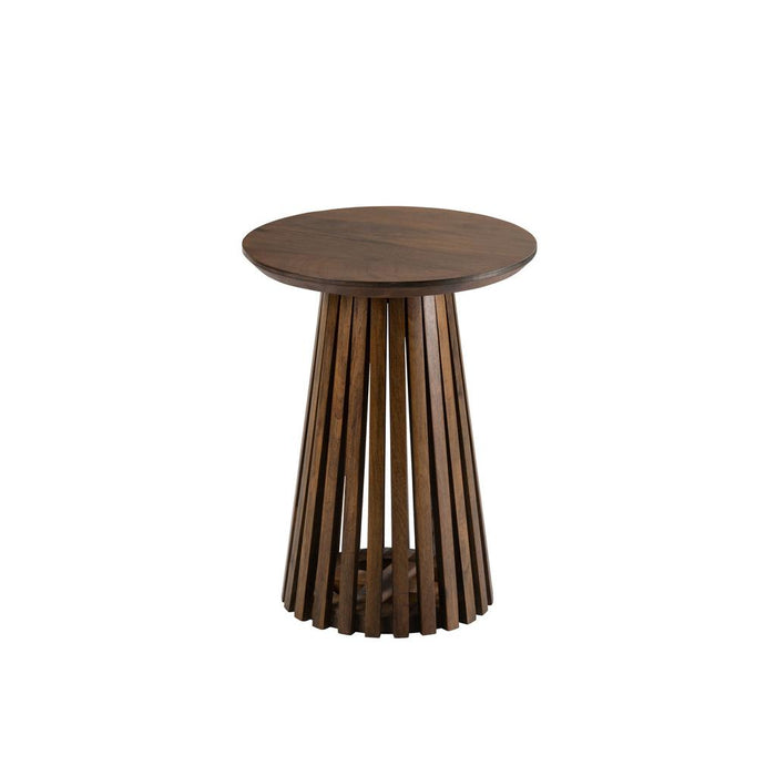 Bijzettafel Bruin Metaal 40 cm 40x40x52 cm-Bijzettafels-J-Line