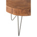 Bijzettafel Bruin Paulownia hout 49 cm 49x49x37.5 cm-Bijzettafels-J-Line