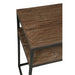 Bijzettafel Bruin Recycled hout 40x120 cm-Bijzettafels-J-Line