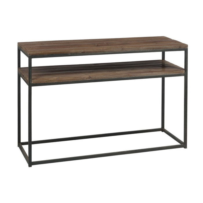 Bijzettafel Bruin Recycled hout 40x120 cm-Bijzettafels-J-Line