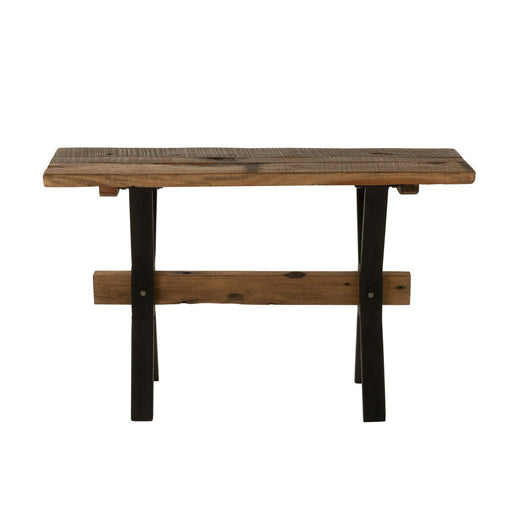 Bijzettafel Bruin ijzer 35x120 cm-Bijzettafels-J-Line