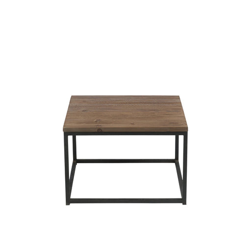 Bijzettafel Bruin ijzer 60 cm 60x60x41 cm-Bijzettafels-J-Line
