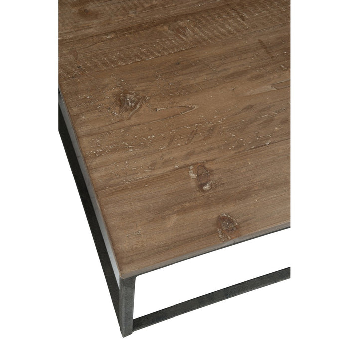 Bijzettafel Bruin ijzer 60 cm 60x60x41 cm-Bijzettafels-J-Line