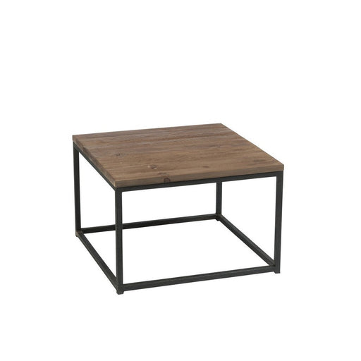 Bijzettafel Bruin ijzer 60 cm 60x60x41 cm-Bijzettafels-J-Line