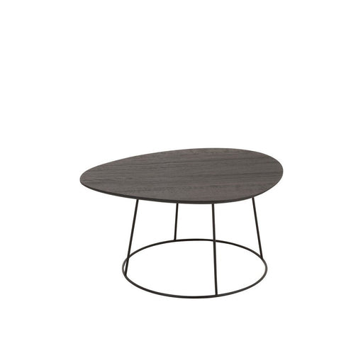Bijzettafel Bruin ijzer Ovaal 54 cm 54.5x58.5x35 cm-Bijzettafels-J-Line