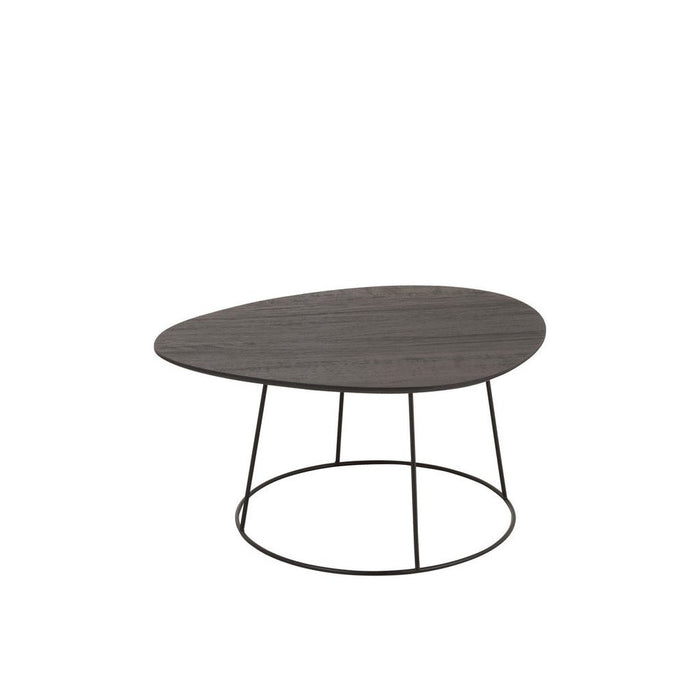 Bijzettafel Bruin ijzer Ovaal 54 cm 54.5x58.5x35 cm-Bijzettafels-J-Line