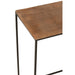 Bijzettafel Bruin ijzer Rechthoekig 29x53 cm-Bijzettafels-J-Line