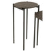 Bijzettafel Bruin ijzer Rond 43 cm 43x43x48 cm-Bijzettafels-J-Line