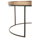 Bijzettafel Bruin ijzer Rond 76 cm 76x76x48 cm-Bijzettafels-J-Line
