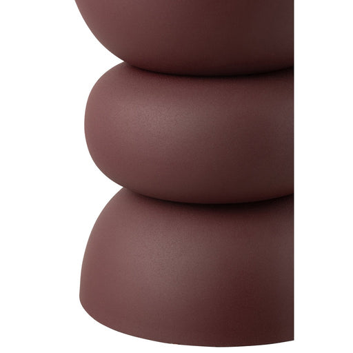 Bijzettafel Burgundy ijzer 32 cm 32x32x43.5 cm-Bijzettafels-J-Line